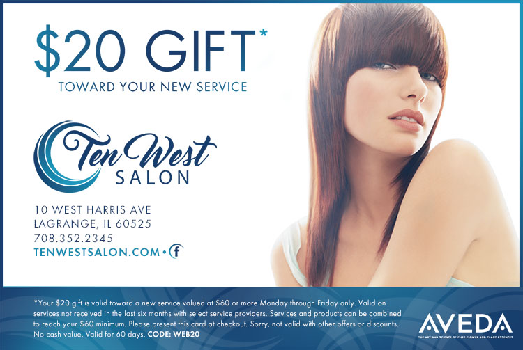 $20 Gift toward your new service.